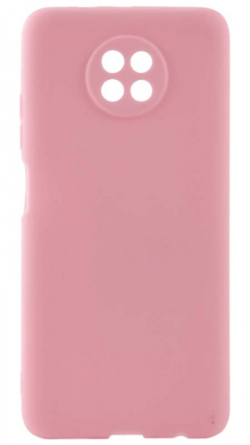 Силиконовый чехол для Xiaomi Redmi Note 9T матовый розовый