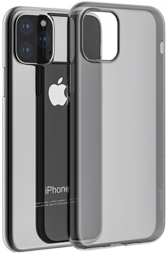 Силиконовый чехол HOCO для Apple iPhone 11 Pro Thin series прозрачный-черный
