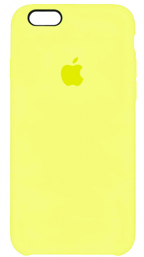 Задняя накладка Soft Touch для Apple iPhone 6/6S Plus лимонный