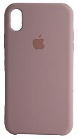 Задняя накладка Soft Touch для Apple iPhone XR бледно-розовый