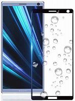 Противоударное стекло для Sony Xperia 10 Plus/Xperia XA3 Ultra чёрный