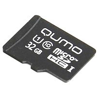 Карта памяти QUMO MicroSDHC 32GB Сlass 10 без адаптера