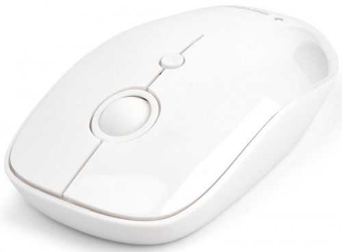 Мышь Gembird беспроводная MUSW-385, 2.4ГГц, 2 кнопки + колесо кнопка,1000DPI белый глянец
