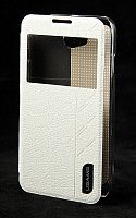 Чехол футляр-книга Usams для LG Optimus L70 Dual с окном (белый (Starry Sky Series))