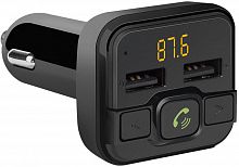 FM-трансмиттер Defender RT-Edge Bluetooth 2 USB microSD чёрный