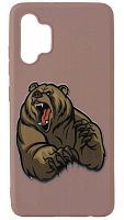 Силиконовый чехол для Samsung Galaxy A32/A325 злой медведь
