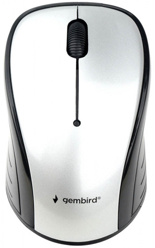 Мышь беспров. Gembird MUSW-295, 2.4ГГц, серый, 3 кнопки,1000DPI
