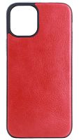 Силиконовый чехол для Apple iPhone 12 mini кожа красный