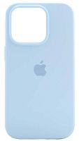 Задняя накладка Soft Touch для Apple Iphone 14 Pro бледно-голубой
