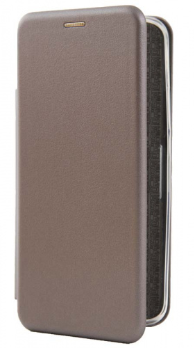 Чехол-книга OPEN COLOR для Xiaomi Redmi 9 серый