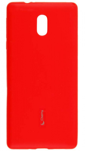 Силиконовый чехол Cherry для Nokia 3 красный