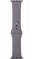 Ремешок на руку для Apple Watch 38-40mm силиконовый Sport Band серый