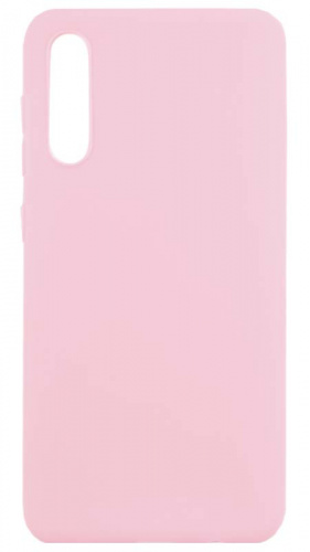 Силиконовый чехол для Samsung Galaxy A50/A505 матовый розовый