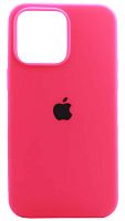 Задняя накладка Soft Touch для Apple Iphone 14 Pro Max неоновый розовый