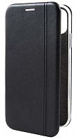 Чехол-книга OPEN COLOR для Apple iPhone 11 с прострочкой черный