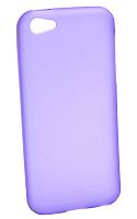 Силикон Iphone 5С матовый фиолетовый