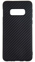 Силиконовый чехол для Samsung Galaxy S10e/G970 карбон черный