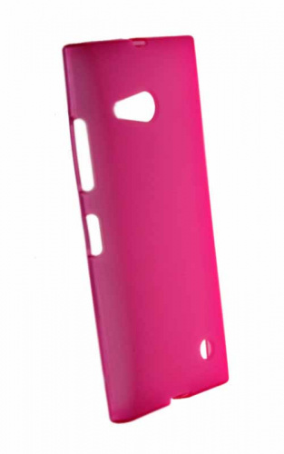 Силиконовый чехол Nokia Lumia 730 Dual Sim матовый розовый