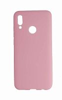 Силиконовый чехол для Huawei P Smart (2019)/Honor 10 Lite ультратонкий розовый