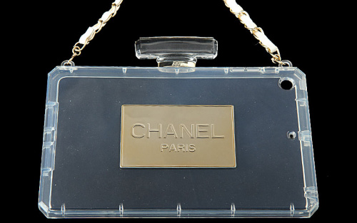Накладка iPad mini прозрачная Chanel бывшая в употреблении