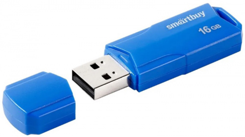 16GB флэш драйв Smart Buy CLUE синий