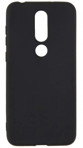 Силиконовый чехол для Nokia 6.1 Plus ультратонкий чёрный