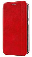 Чехол-книга OPEN COLOR для Samsung Galaxy A10/A105 с прострочкой красный