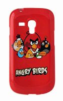 Силиконовый чехол Samsung i9190 Galaxy S4 mini с рисунком Angry Birds