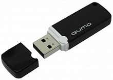Накопитель QUMO 32GB USB 2.0 Optiva 02 Black, цвет корпуса  черный