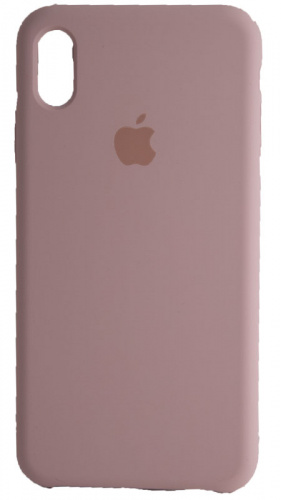 Задняя накладка Soft Touch для Apple iPhone XS Max бледно-розовый