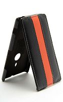 Чехол-книжка Armor Case Nokia Lumia 925 black/orange