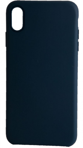 Задняя накладка Soft Touch для Apple iPhone XS Max тонкая синий