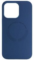 Силиконовый чехол для Soft Touch Apple iPhone 13 Pro MagSafe синий