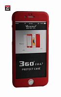 Чехол-накладка 360 градусов для iPhone 6/6S красный