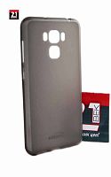 Силиконовый чехол KissWill для ASUS ZenFone 3 Max ZC553KL прозрачный матовый чёрный