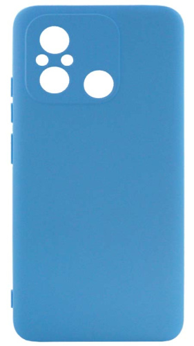 Силиконовый чехол для Xiaomi Redmi 12C Soft голубой