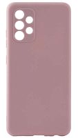 Силиконовый чехол для Samsung Galaxy A32/A325 матовый бледно-розовый