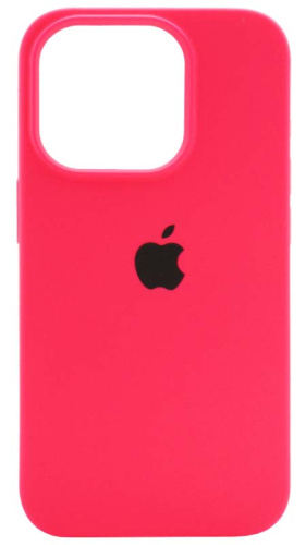 Задняя накладка Soft Touch для Apple Iphone 15 Pro неоновый розовый