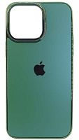 Силиконовый чехол Dikex для Apple iPhone 14 Pro Max зеленый