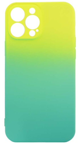 Силиконовый чехол для Apple iPhone 13 Pro Max цветной градиент