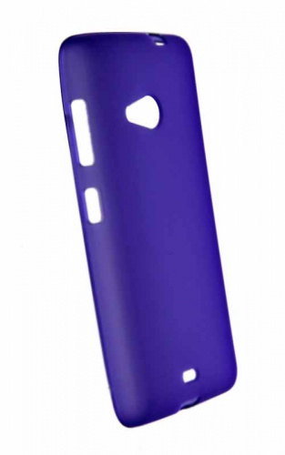 Силиконовый чехол Nokia Lumia 535 матовый фиолетовый