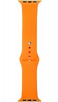 Ремешок на руку для Apple Watch 42-44mm силиконовый Sport Band бледно-оранжевый