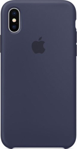 Задняя накладка Soft Touch для Apple iPhone X/XS синий