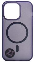 Силиконовый чехол MagSafe для Apple iPhone 14 Pro Custodia protettiva controller cadute фиолетов