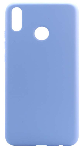 Силиконовый чехол Soft Touch для Huawei Honor 8X светло-голубой