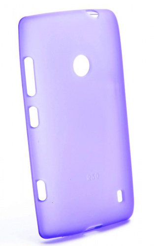Силикон Nokia Lumia 520/525 матовый фиолетовый