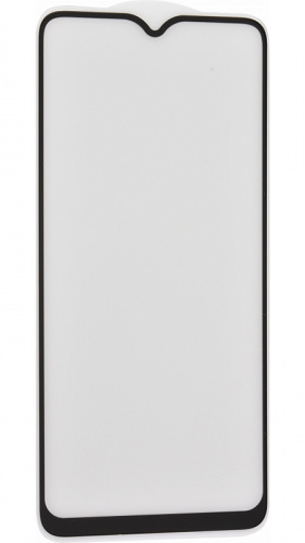 Противоударное стекло для Samsung Galaxy A20S/A207 с полной проклейкой чёрный