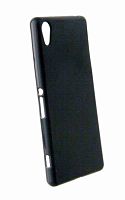 Силиконовый чехол для Sony Xperia Z2 матовый техпак (чёрный)