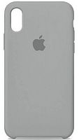 Задняя накладка Soft Touch для Apple iPhone X/XS платиновый серый