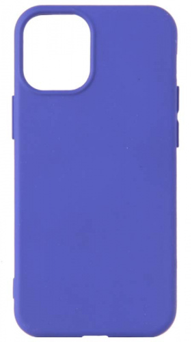 Силиконовый чехол Soft Touch для Apple iPhone 12 mini ярко-синий